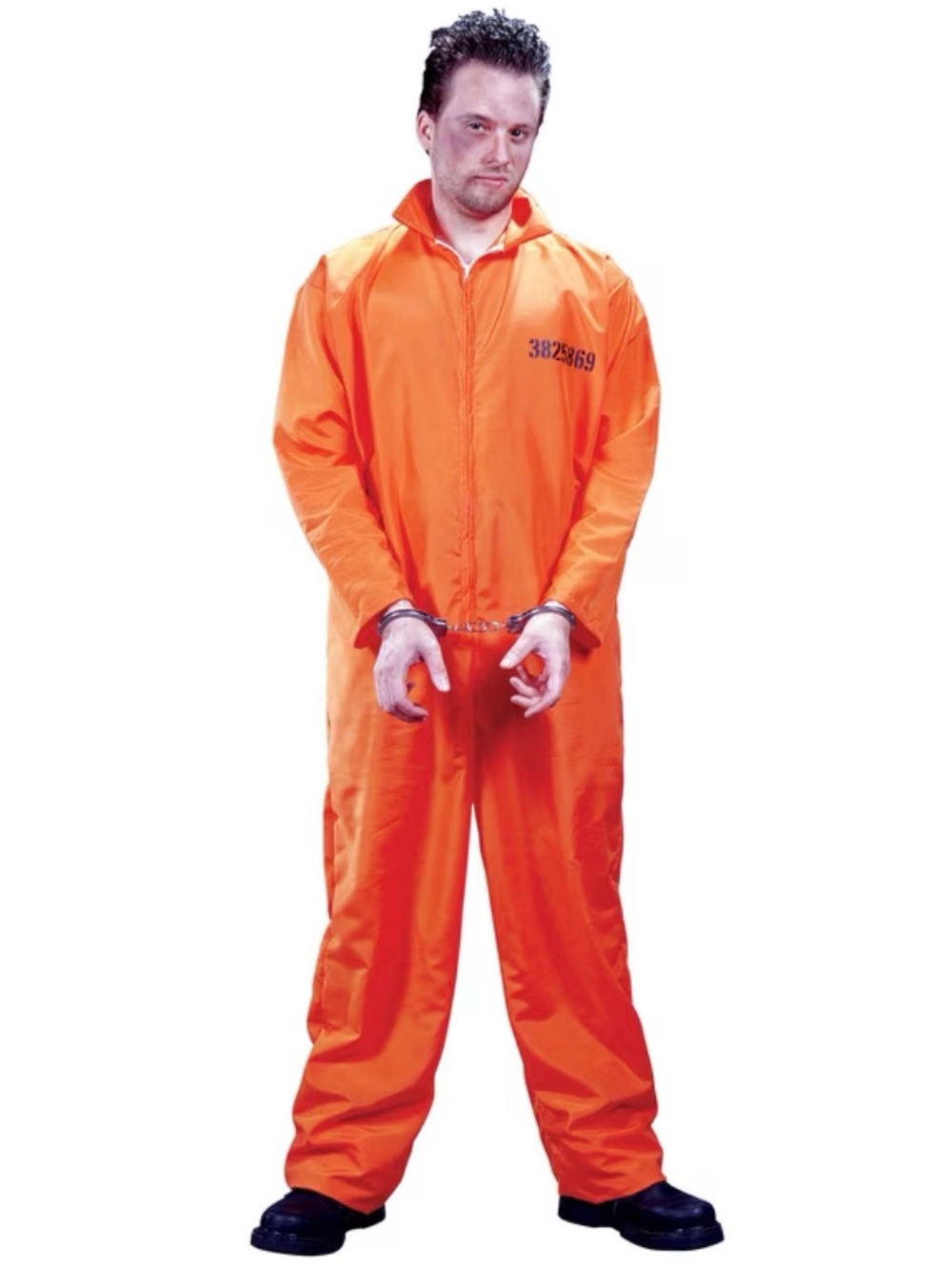 ORANGE JUMPSUIT 🔶 GUTBUSTED PENITENTIARY 🔶 ADULT COSTUME OSFM 🌟EUC🌟